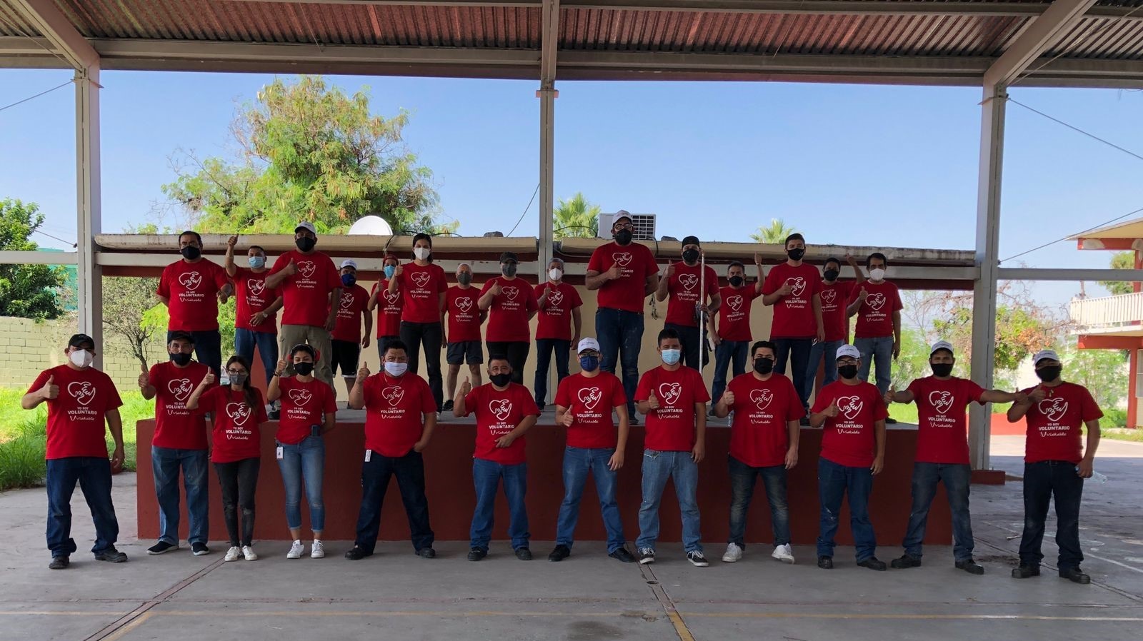 Voluntarios Viakable beneficiaron a escuelas en Nuevo León